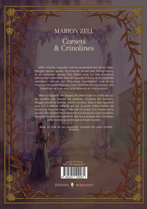 Quatrième de couverture de « CORSETS & CRINOLINES »