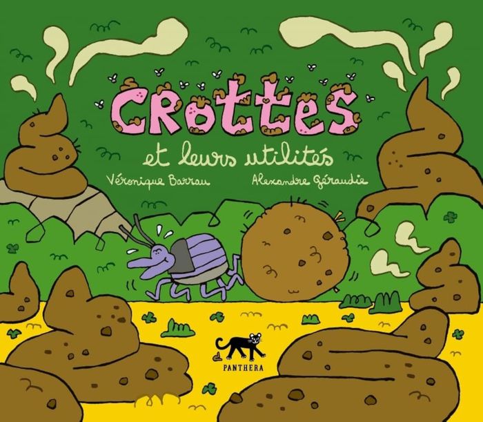 Couverture du livre « Crottes et leurs utilités » de Véronique Barrau, librairie Les Contes Infusés à Corte