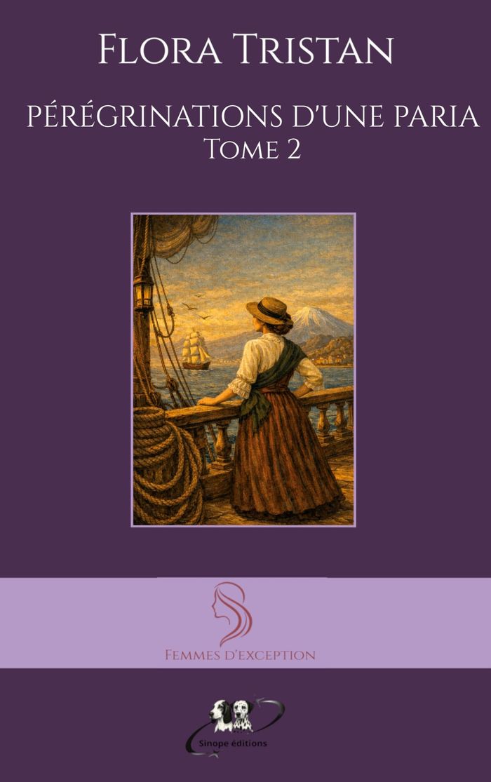 Couverture du livre « Pérégrinations d'une paria » de Flora Tristan, librairie Les Contes Infusés à Corte