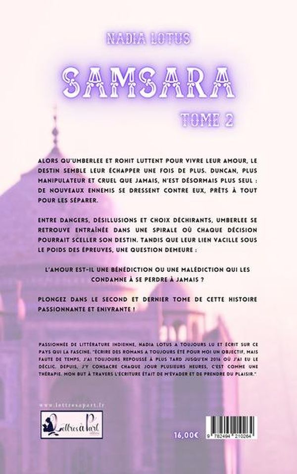 Quatrième de couverture de « Samsara »