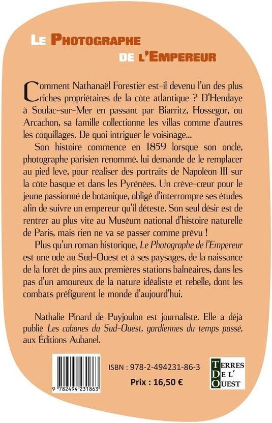 Quatrième de couverture de « Le photographe de l'Empereur : roman »