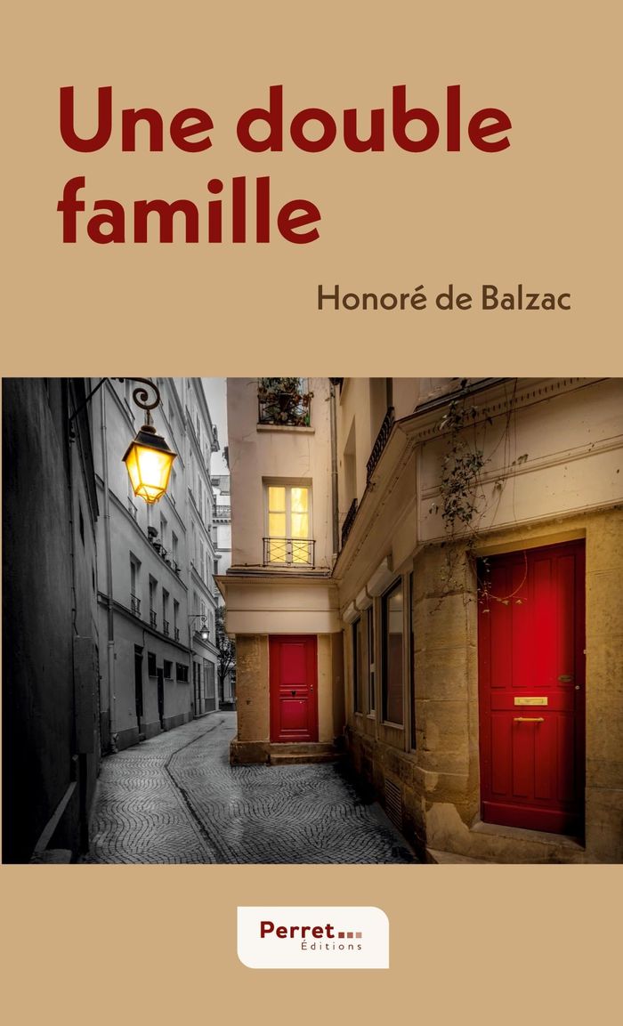 Couverture du livre « Une double famille » de Honoré de Balzac, librairie Les Contes Infusés à Corte