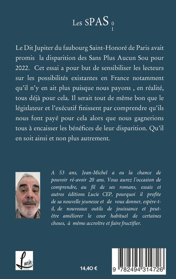 Quatrième de couverture de « LES SPAS - T01 - LES SPAS 01 »