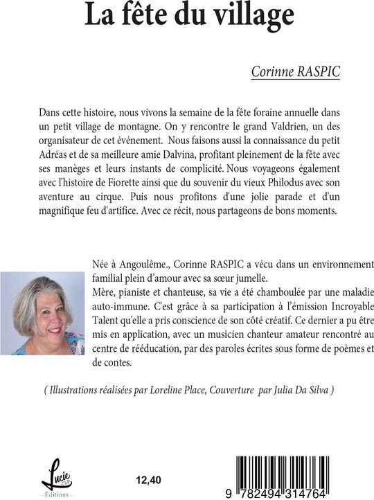 Quatrième de couverture de « LA FETE DU VILLAGE »