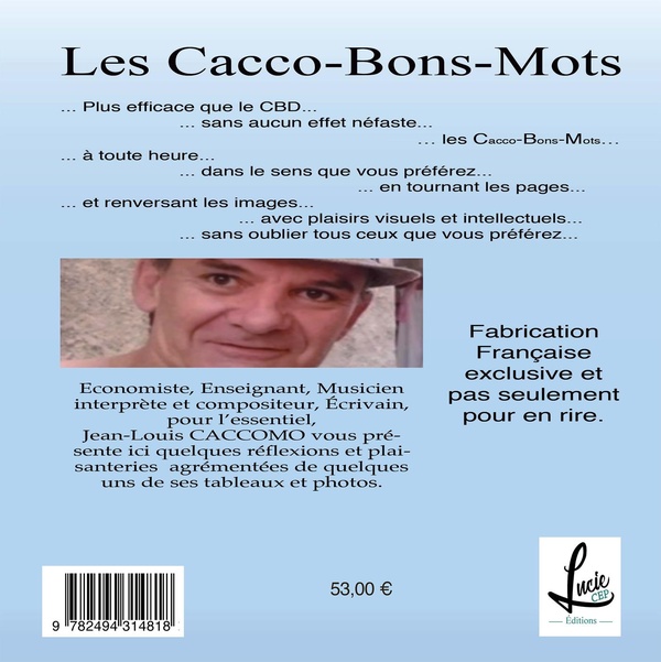 Quatrième de couverture de « LES CACCOS-BONS-MOTS »