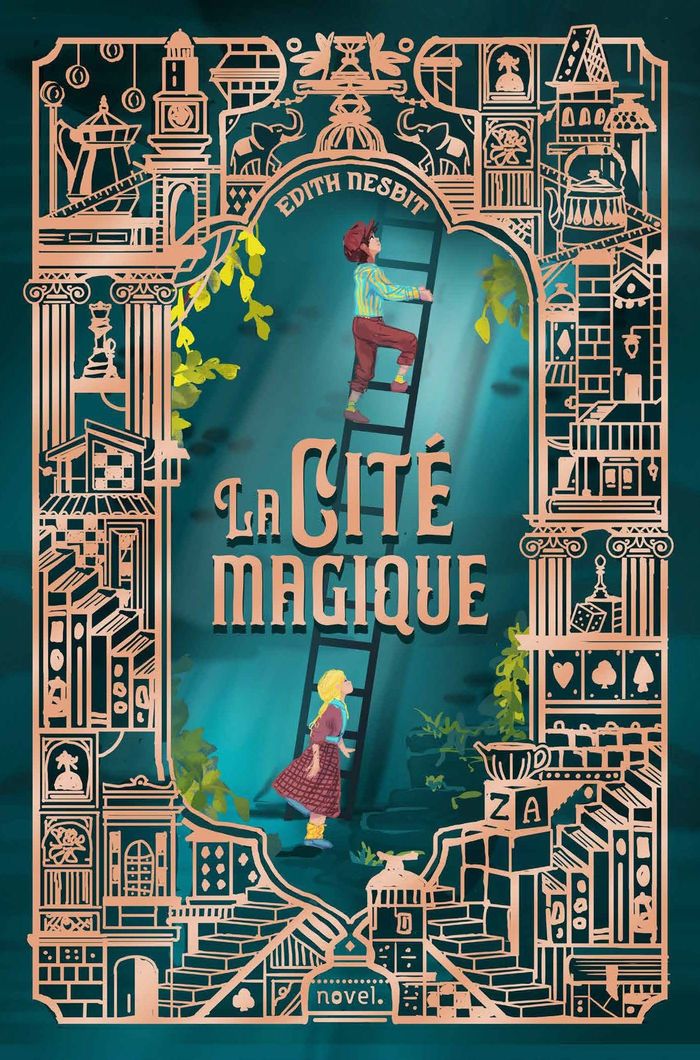 Couverture du livre « La cité magique » de Edith Nesbit, librairie Les Contes Infusés à Corte