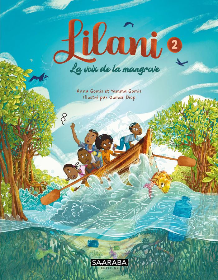 Couverture du livre « La voix de la mangrove » de Anna Gomis, librairie Les Contes Infusés à Corte