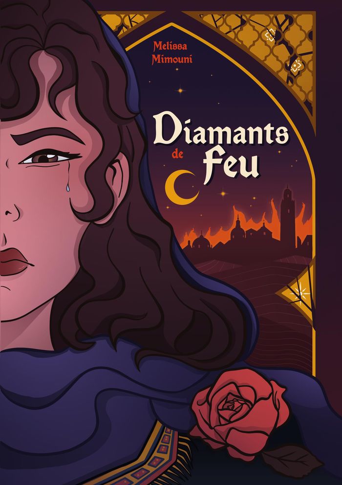 Couverture du livre « Diamants de feu » de Melissa Mimouni, librairie Les Contes Infusés à Corte