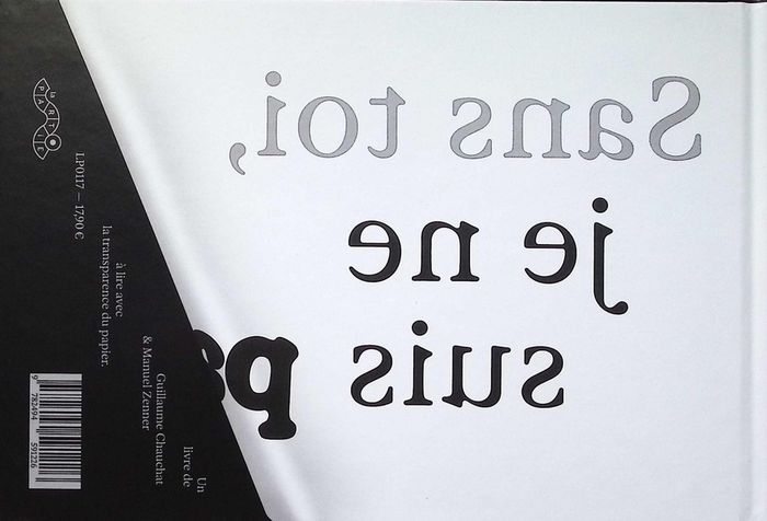 Quatrième de couverture de « Sans toi, je ne suis pas »