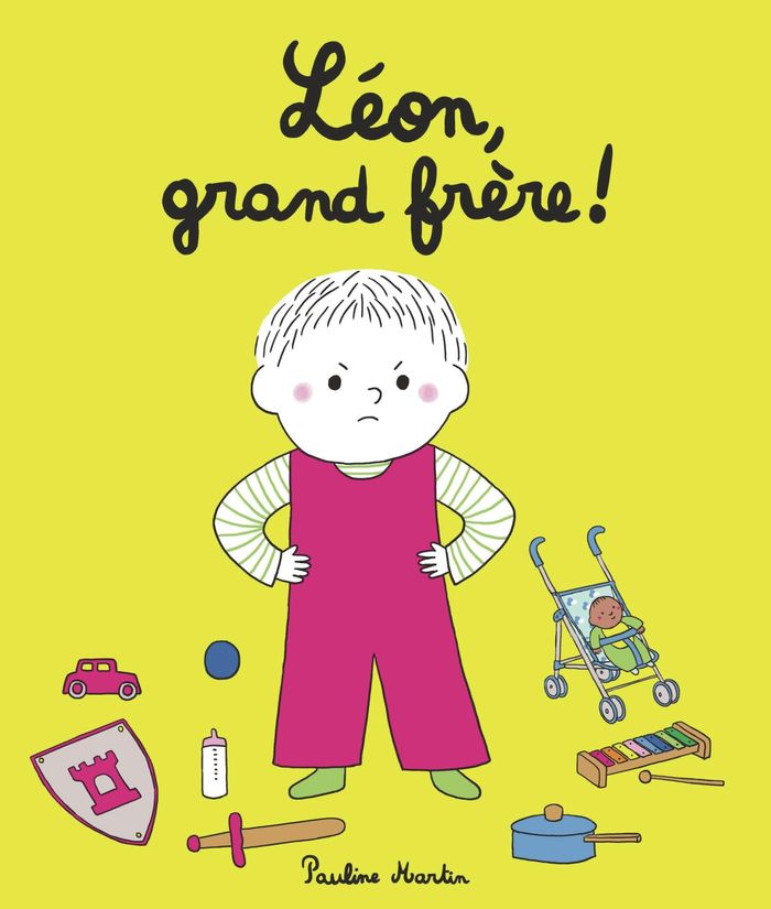 Couverture du livre « Léon, grand frère ! » de Pauline Martin, librairie Les Contes Infusés à Corte