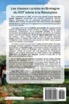 Quatrième de couverture de « Les classes rurales en Bretagne du XVIe à la Révolution »
