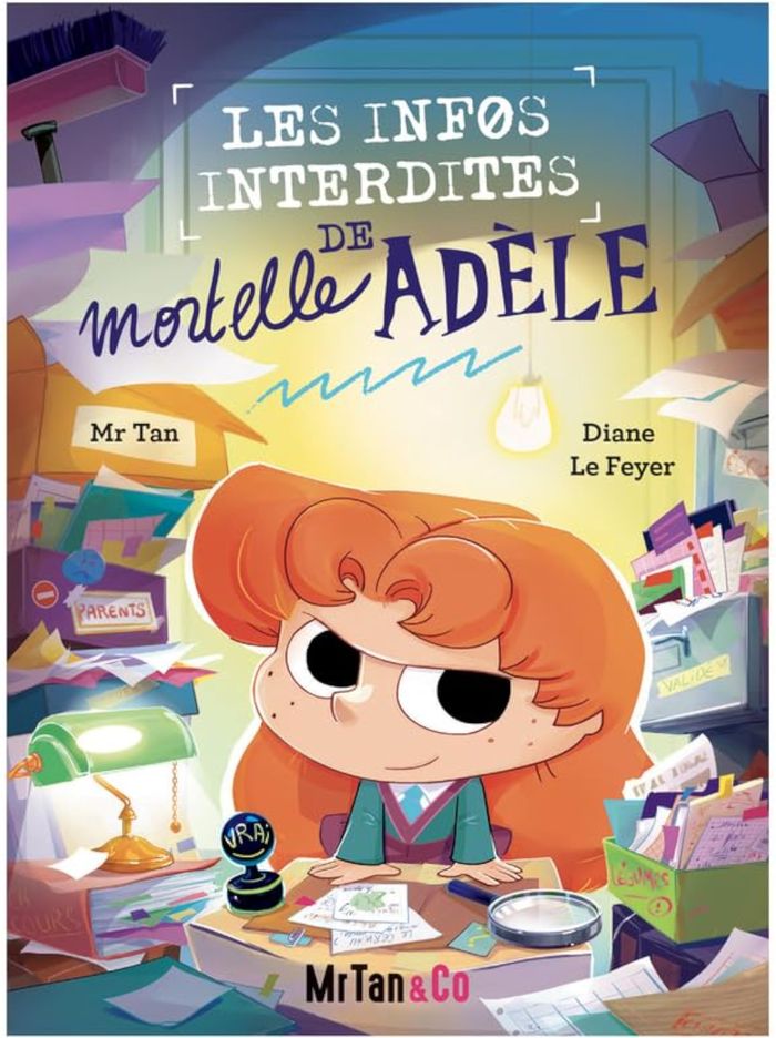 Couverture du livre « LES INFOS INTERDITES DE MORTELLE ADELE », librairie Les Contes Infusés à Corte