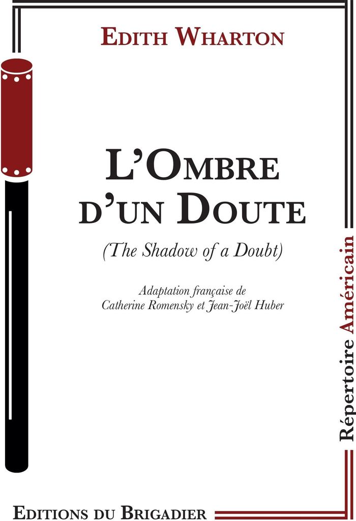 Couverture du livre « L'ombre d'un doute » de Edith Wharton, librairie Les Contes Infusés à Corte