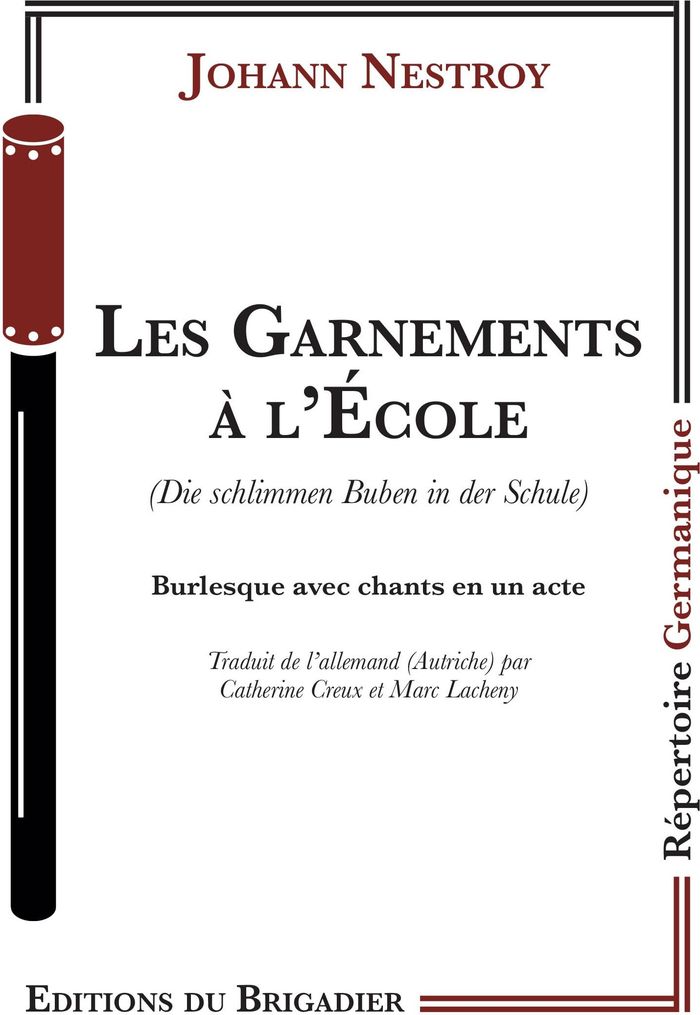 Couverture du livre « LES GARNEMENTS A L'ECOLE », librairie Les Contes Infusés à Corte