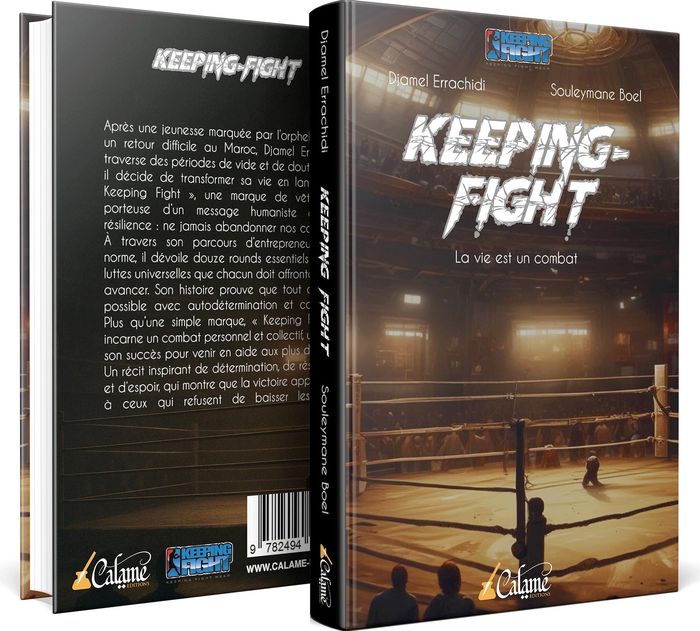 Couverture du livre « Keeping-fight : la vie est un combat » de Djamel Errachidi, librairie Les Contes Infusés à Corte