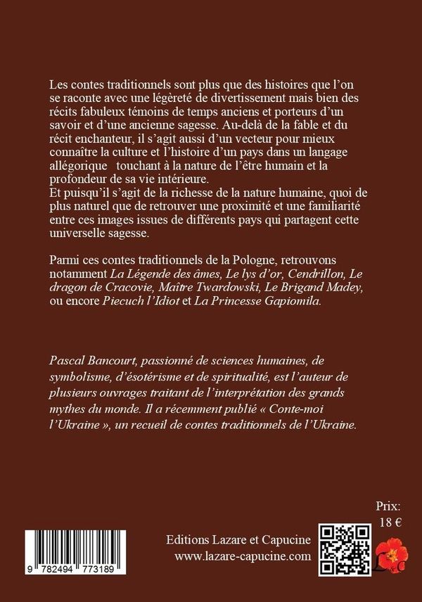 Quatrième de couverture de « Les contes traditionnels de la Pologne »