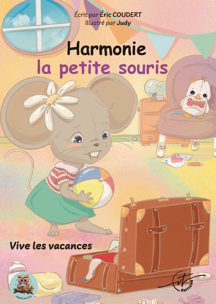 Couverture du livre « Harmonie la petite souris » de Éric Coudert, librairie Les Contes Infusés à Corte