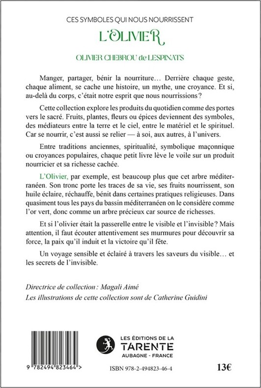 Quatrième de couverture de « L'olivier »