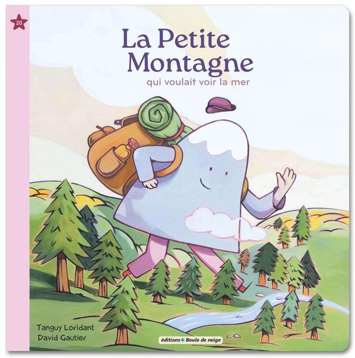 Couverture du livre « La petite montagne qui voulait voir la mer » de Tanguy Loridant, librairie Les Contes Infusés à Corte