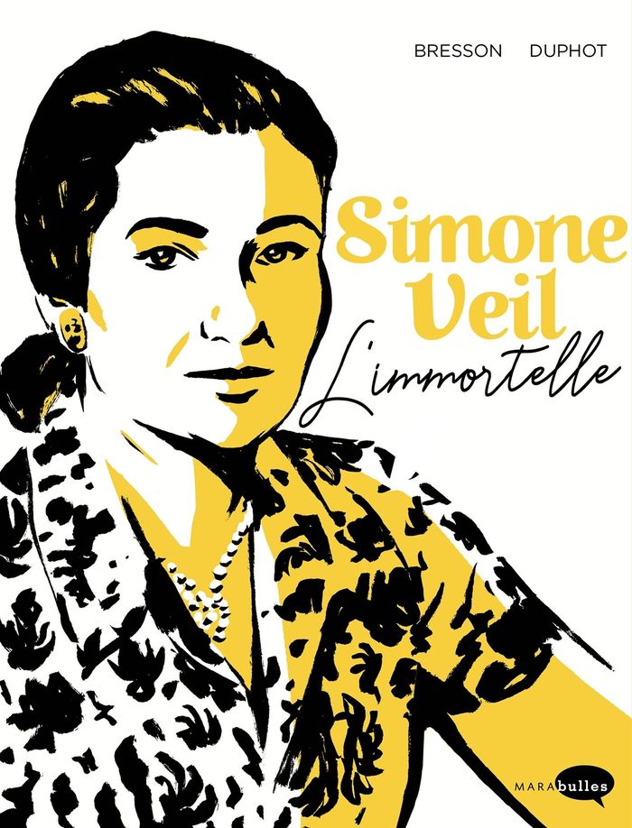 Couverture du livre « SIMONE VEIL - L'IMMORTELLE », librairie Les Contes Infusés à Corte