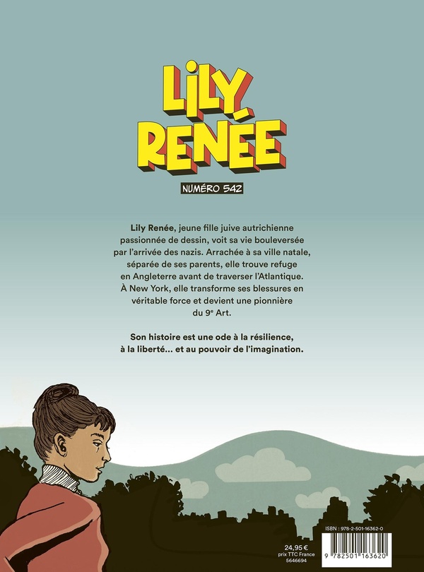 Quatrième de couverture de « Lily Renée : numéro 542 »