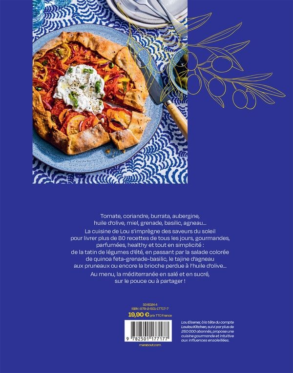 Quatrième de couverture de « TOMATE, FETA, HUILE D'OLIVE & CITRON »