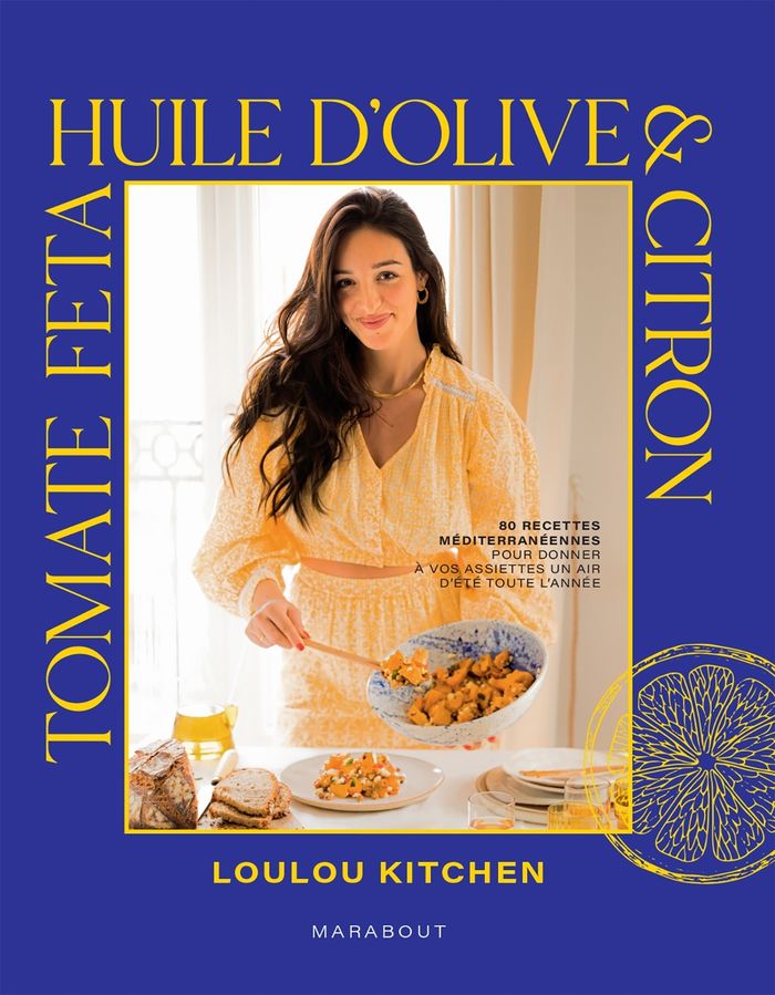 Couverture du livre « TOMATE, FETA, HUILE D'OLIVE & CITRON », librairie Les Contes Infusés à Corte