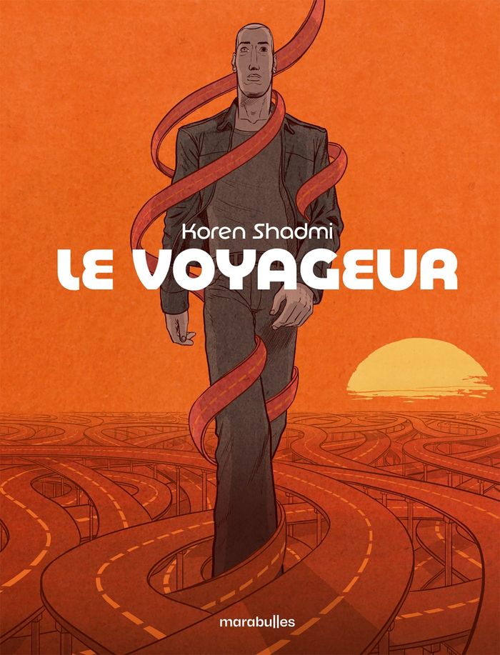 Couverture du livre « Le voyageur » de Koren Shadmi, librairie Les Contes Infusés à Corte