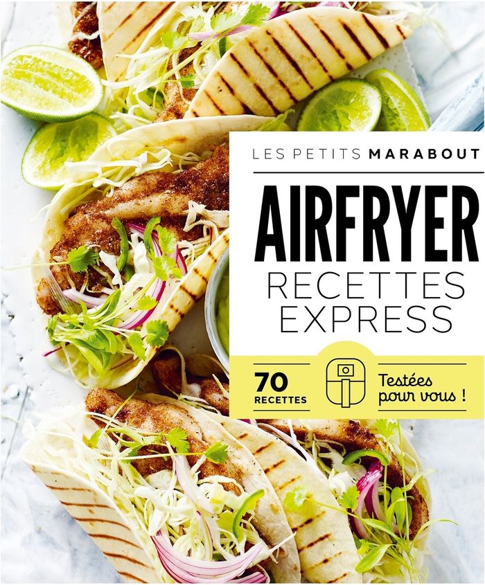 Couverture du livre « Airfryer : recettes express » de Collectif, librairie Les Contes Infusés à Corte
