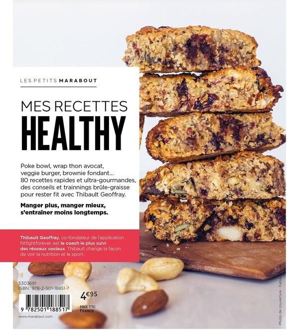 Quatrième de couverture de « Mes recettes healthy bim ! : 80 recettes testées pour vous ! »
