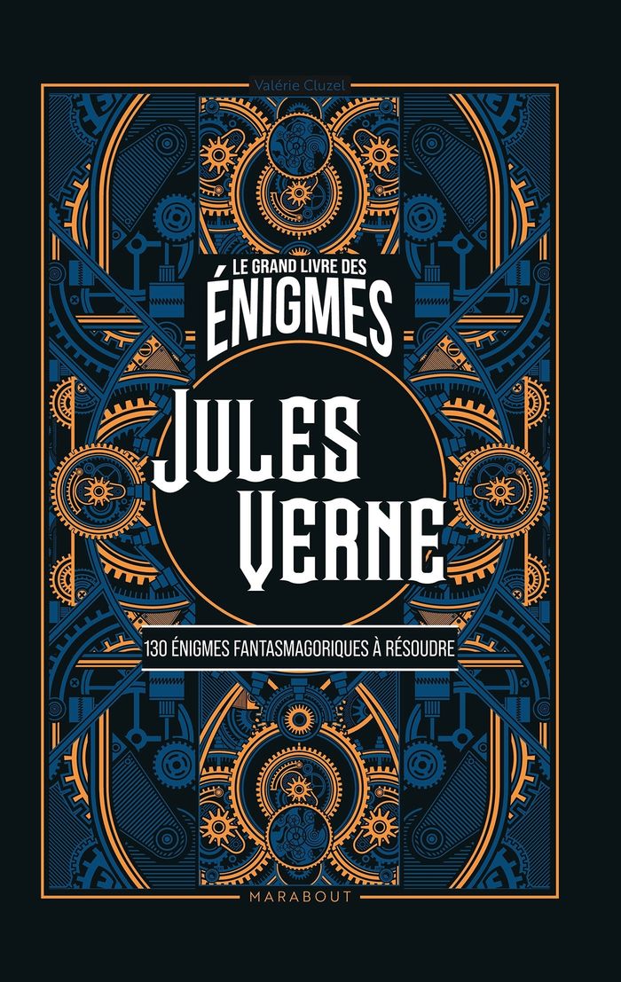 Couverture du livre « Le grand livre des énigmes : Jules Verne » de Valérie Cluzel, librairie Les Contes Infusés à Corte