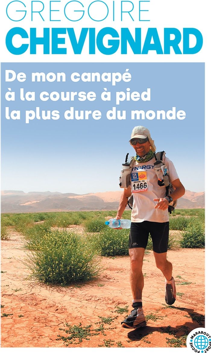 Couverture du livre « De mon canapé à la course à pied la plus dure au monde », librairie Les Contes Infusés à Corte