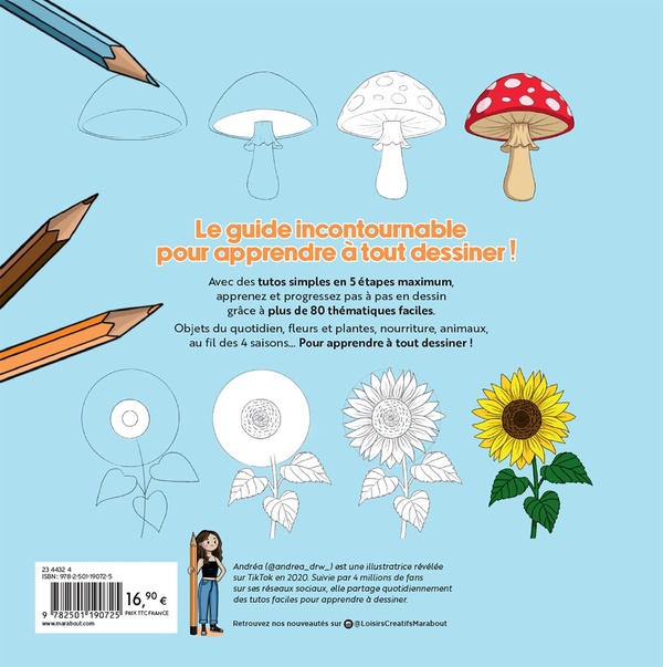 Quatrième de couverture de « Le guide du dessin facile »