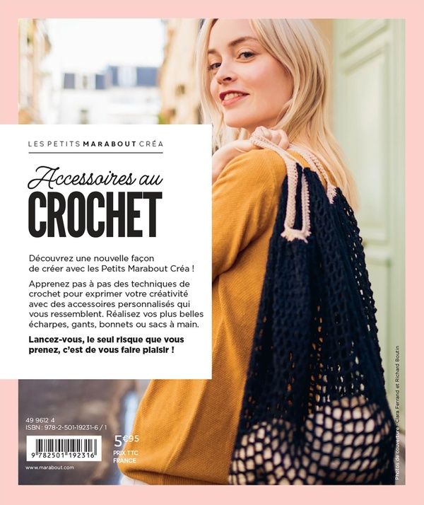 Quatrième de couverture de « Accessoires au crochet : 15 projets »