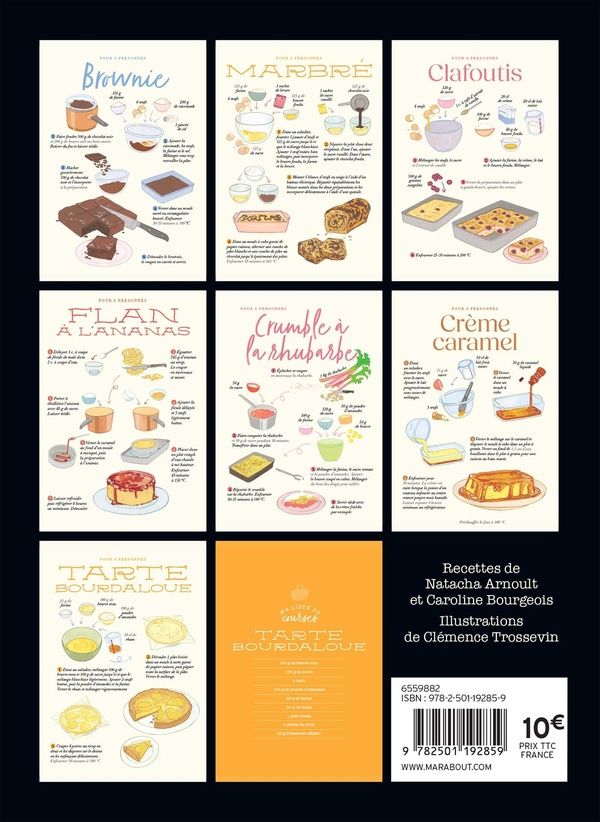 Quatrième de couverture de « Pâtisseries maison »