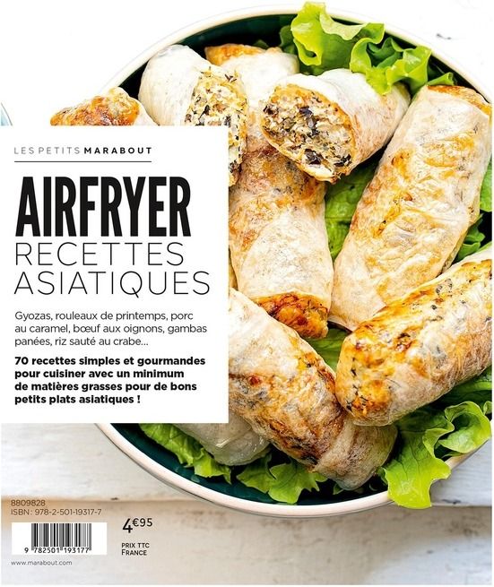 Quatrième de couverture de « Airfryer : recettes asiatiques »