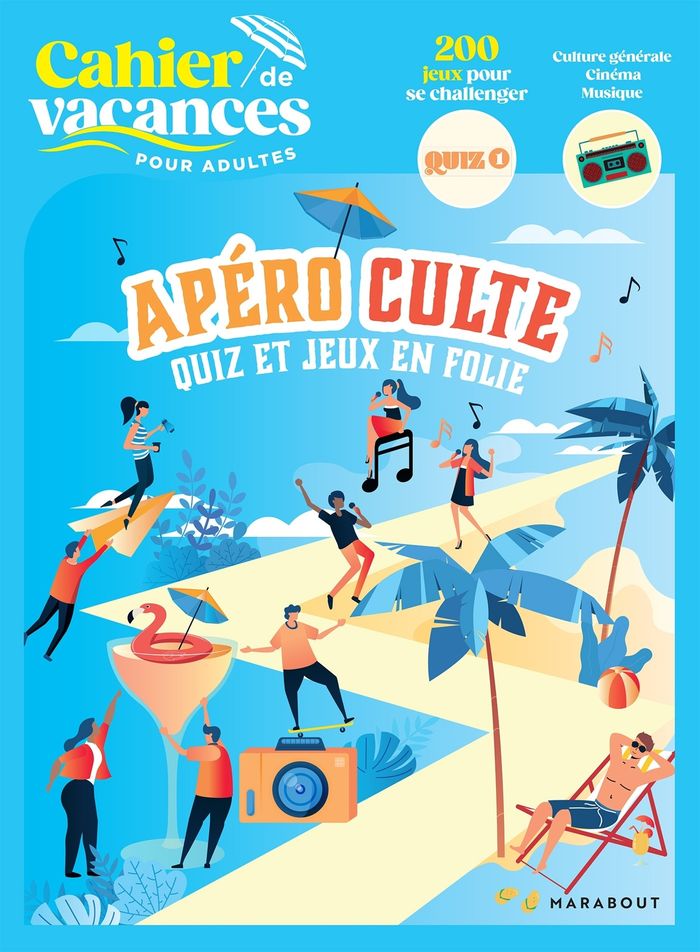 Couverture du livre « Apéro culte : quiz et jeux en folie » de Joan Doe, librairie Les Contes Infusés à Corte