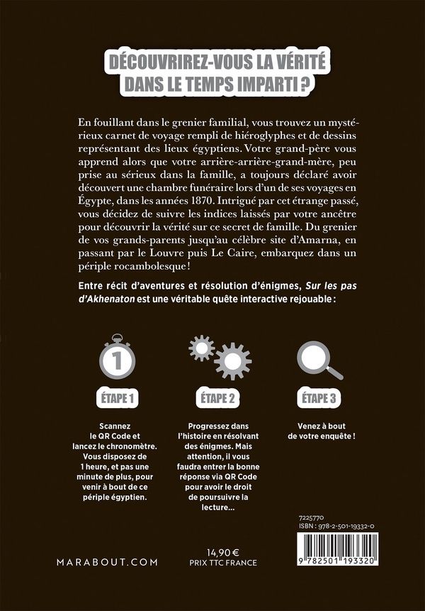 Quatrième de couverture de « Sur les pas d'Akhenaton »