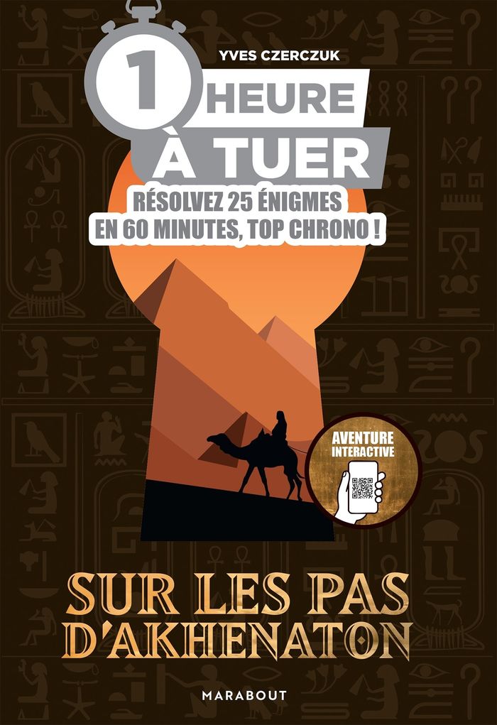 Couverture du livre « Sur les pas d'Akhenaton » de Yves Czerczuk, librairie Les Contes Infusés à Corte