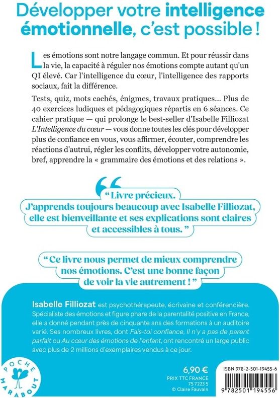 Quatrième de couverture de « J'apprends à bien vivre avec mes émotions »