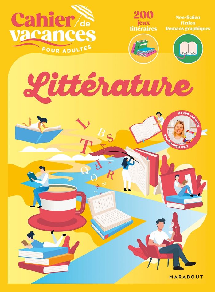 Couverture : CAHIER DE VACANCES LITTERATURE