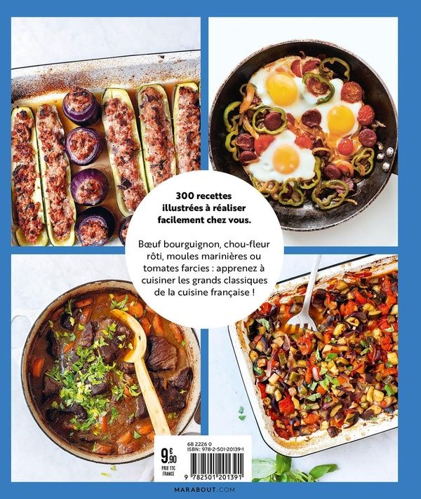 Quatrième de couverture de « 300 recettes de classiques français »
