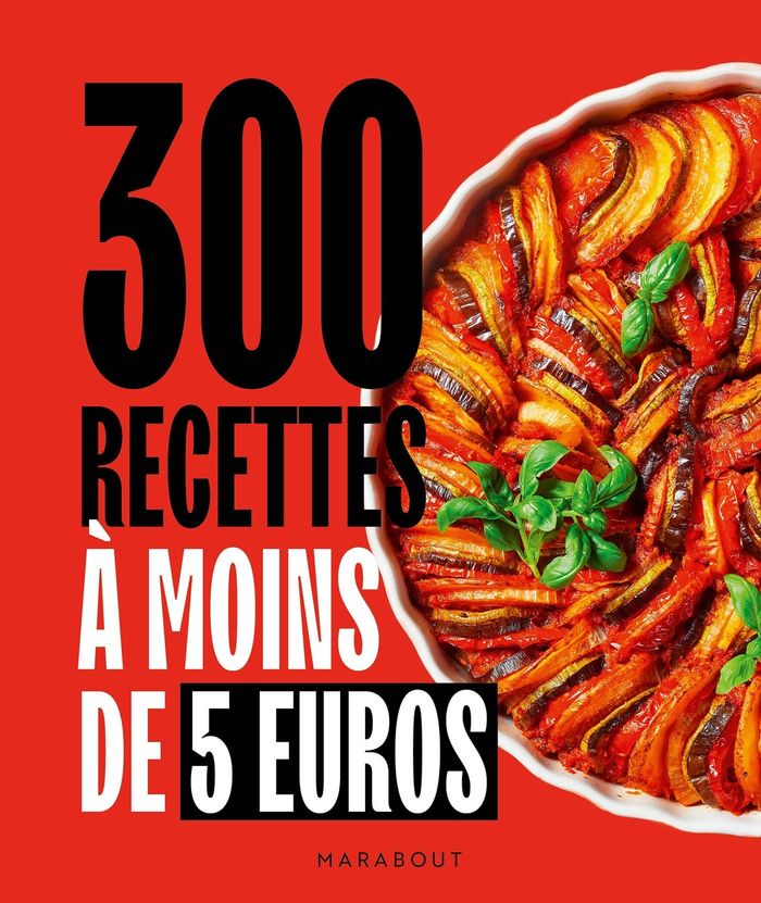 Couverture du livre « 300 recettes à moins de 5 euros » de Collectif, librairie Les Contes Infusés à Corte