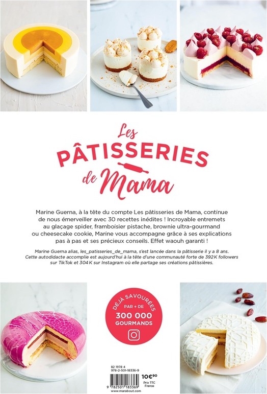 Quatrième de couverture de « Gâteaux et entremets »