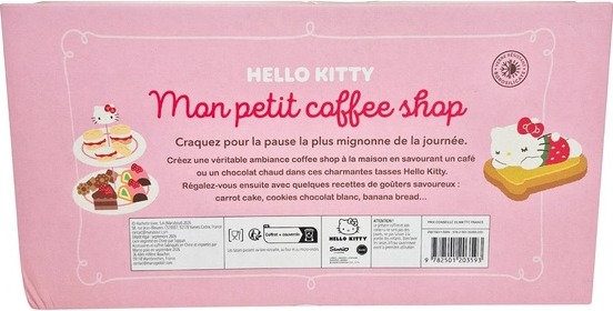 Quatrième de couverture de « HELLO KITTY MON COFFEE SHOP »