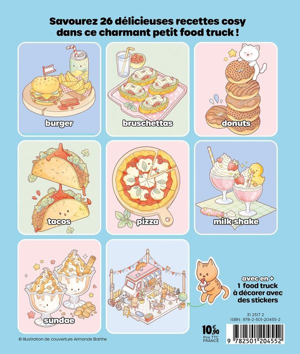 Quatrième de couverture de « MES RECETTES COSY - MON PETIT FOODTRUCK »