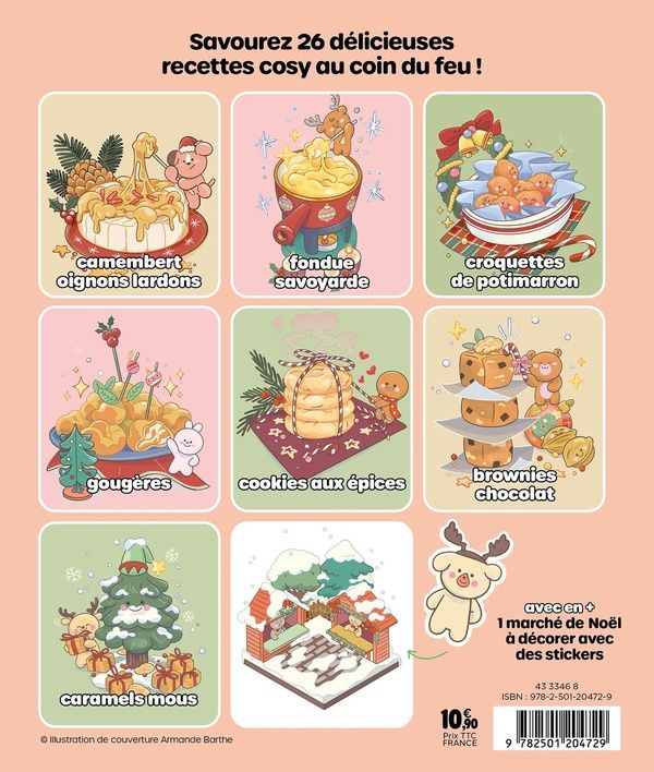 Quatrième de couverture de « MES RECETTES COSY - MON PETIT CHALET DE NOEL »