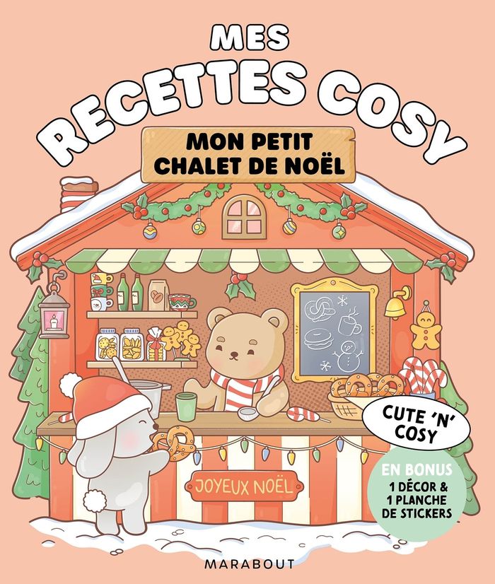 Couverture du livre « MES RECETTES COSY - MON PETIT CHALET DE NOEL », librairie Les Contes Infusés à Corte