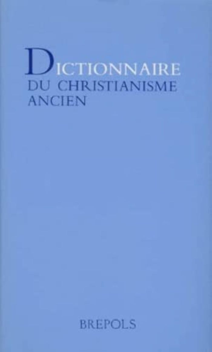 Couverture du livre « DICTIONNAIRE CHRISTIANISME ANCIEN », librairie Les Contes Infusés à Corte
