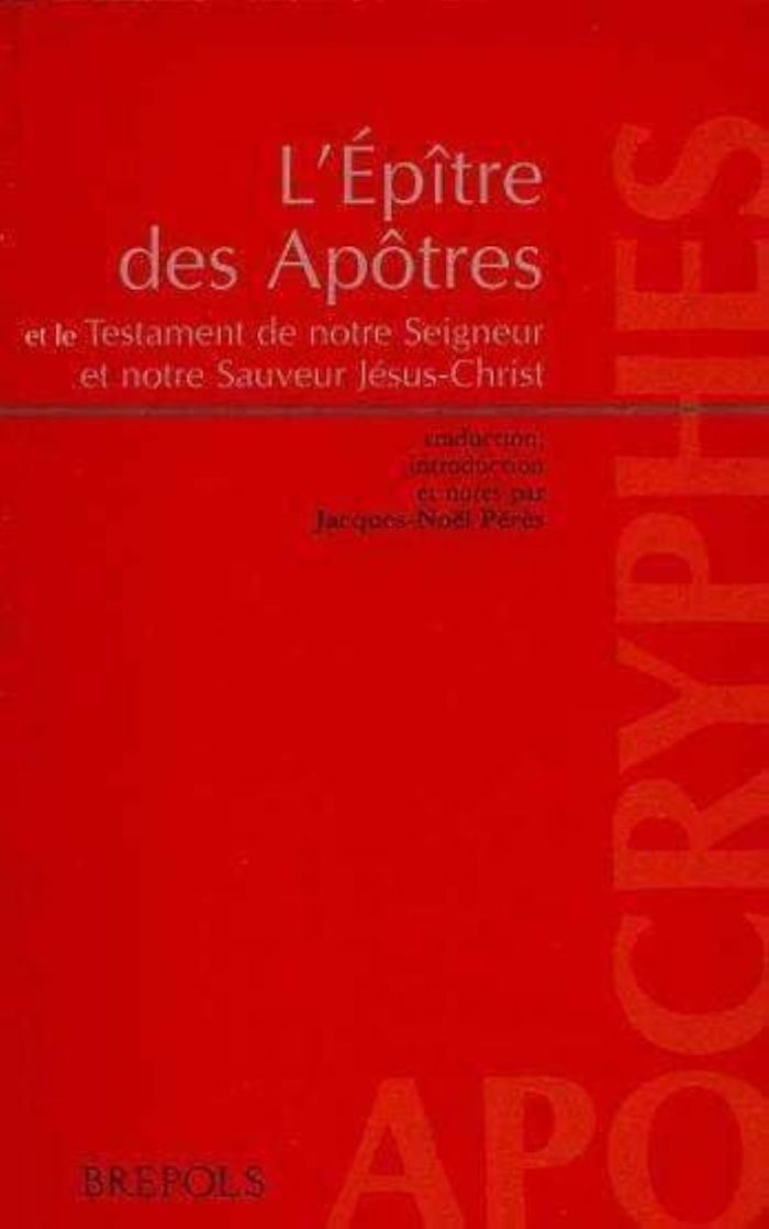Couverture du livre « EPITRE DES APOTRES » de Jac./noel Peres, librairie Les Contes Infusés à Corte